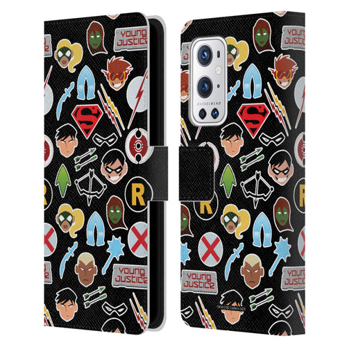 Young Justice Graphics Icons Leather Book Wallet Case Cover For OnePlus 9 Pro