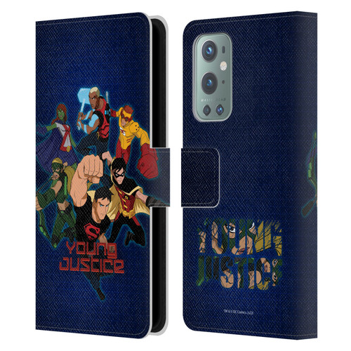 Young Justice Graphics Group Leather Book Wallet Case Cover For OnePlus 9