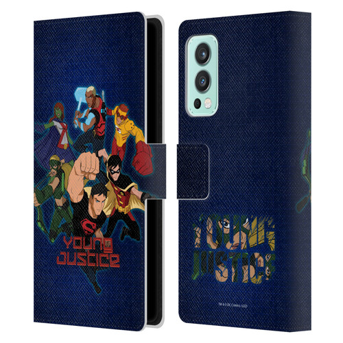 Young Justice Graphics Group Leather Book Wallet Case Cover For OnePlus Nord 2 5G