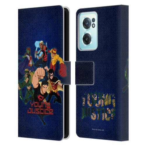 Young Justice Graphics Group Leather Book Wallet Case Cover For OnePlus Nord CE 2 5G