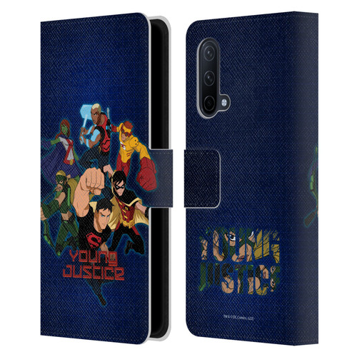 Young Justice Graphics Group Leather Book Wallet Case Cover For OnePlus Nord CE 5G