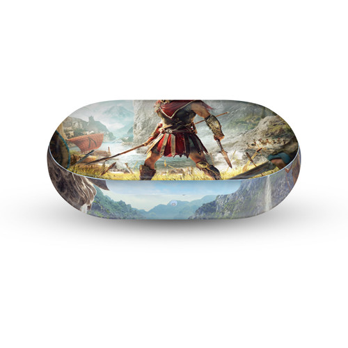 Assassin's Creed Odyssey Artwork Alexios Vinyl Sticker Skin Decal Cover for Samsung Galaxy Buds / Buds Plus