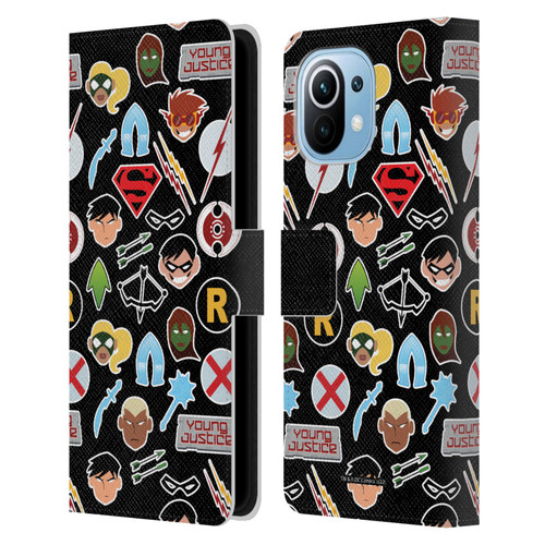 Young Justice Graphics Icons Leather Book Wallet Case Cover For Xiaomi Mi 11