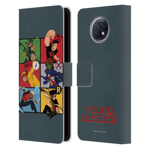 Young Justice Graphics Character Art Leather Book Wallet Case Cover For Xiaomi Redmi Note 9T 5G