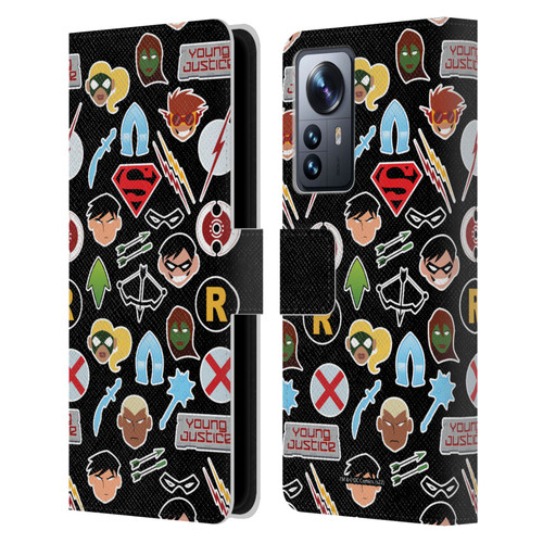 Young Justice Graphics Icons Leather Book Wallet Case Cover For Xiaomi 12 Pro
