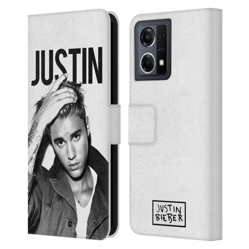 Justin Bieber Purpose Calendar Black And White Leather Book Wallet Case Cover For OPPO Reno8 4G