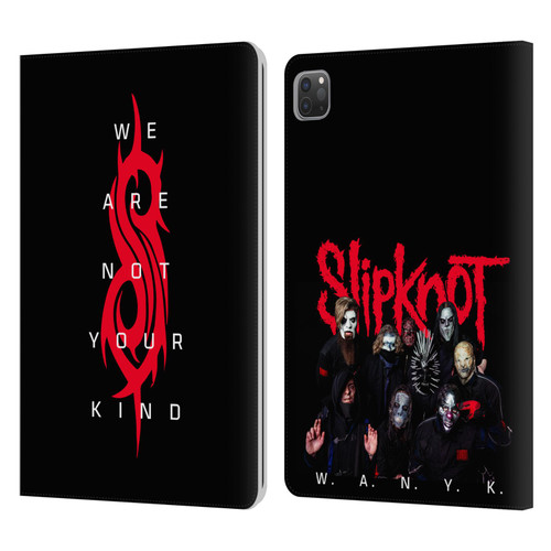 Slipknot We Are Not Your Kind Logo Leather Book Wallet Case Cover For Apple iPad Pro 11 2020 / 2021 / 2022
