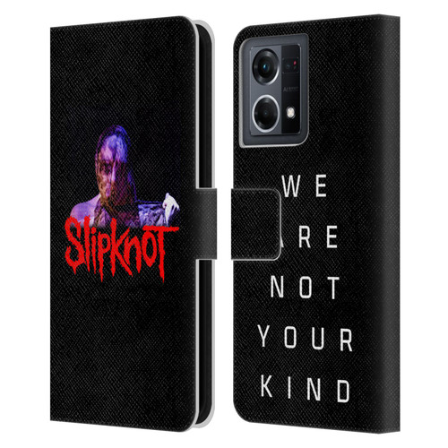 Slipknot We Are Not Your Kind Unsainted Leather Book Wallet Case Cover For OPPO Reno8 4G