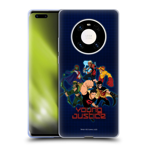 Young Justice Graphics Group Soft Gel Case for Huawei Mate 40 Pro 5G