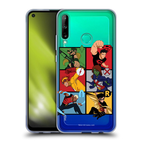 Young Justice Graphics Character Art Soft Gel Case for Huawei P40 lite E