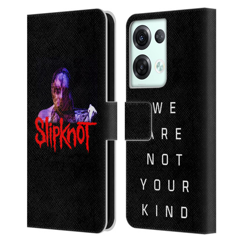 Slipknot We Are Not Your Kind Unsainted Leather Book Wallet Case Cover For OPPO Reno8 Pro