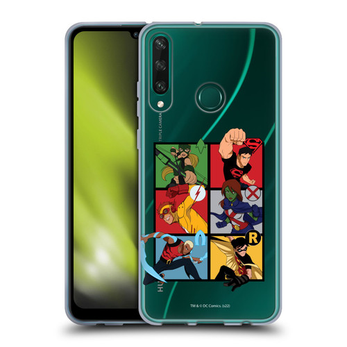 Young Justice Graphics Character Art Soft Gel Case for Huawei Y6p