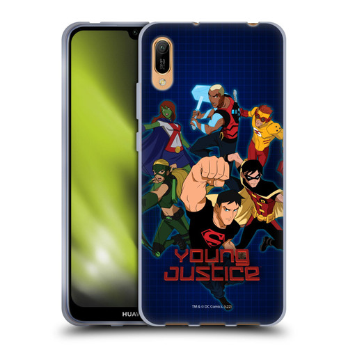 Young Justice Graphics Group Soft Gel Case for Huawei Y6 Pro (2019)