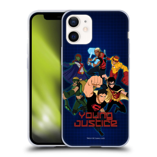 Young Justice Graphics Group Soft Gel Case for Apple iPhone 12 Mini