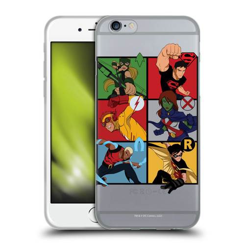 Young Justice Graphics Character Art Soft Gel Case for Apple iPhone 6 / iPhone 6s