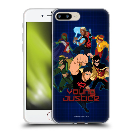 Young Justice Graphics Group Soft Gel Case for Apple iPhone 7 Plus / iPhone 8 Plus