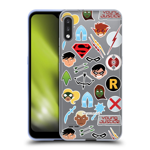 Young Justice Graphics Icons Soft Gel Case for LG K22
