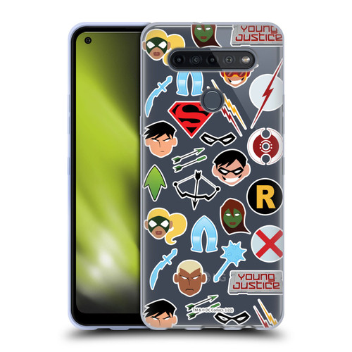 Young Justice Graphics Icons Soft Gel Case for LG K51S