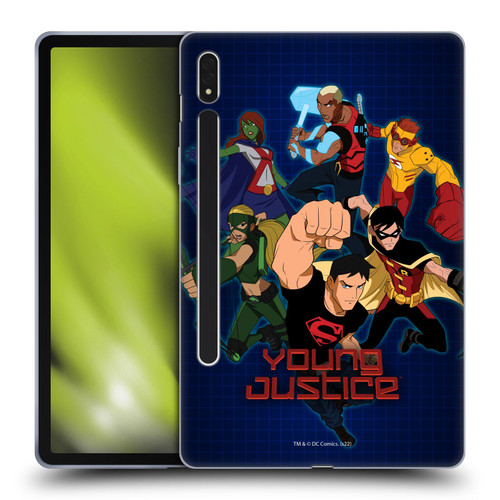 Young Justice Graphics Group Soft Gel Case for Samsung Galaxy Tab S8