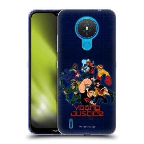 Young Justice Graphics Group Soft Gel Case for Nokia 1.4
