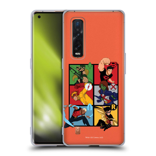Young Justice Graphics Character Art Soft Gel Case for OPPO Find X2 Pro 5G