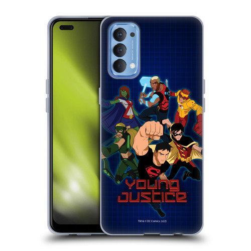 Young Justice Graphics Group Soft Gel Case for OPPO Reno 4 5G
