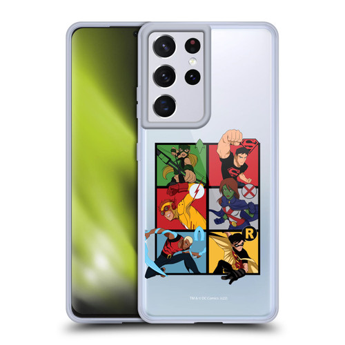 Young Justice Graphics Character Art Soft Gel Case for Samsung Galaxy S21 Ultra 5G