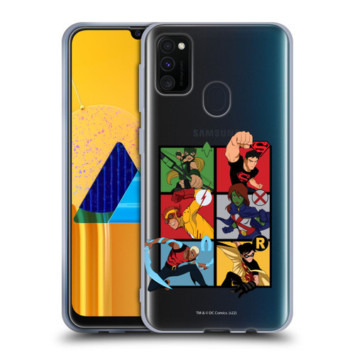 Young Justice Graphics Character Art Soft Gel Case for Samsung Galaxy M30s (2019)/M21 (2020)