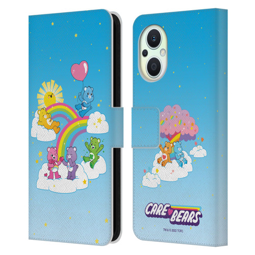 Care Bears 40th Anniversary Iconic Leather Book Wallet Case Cover For OPPO Reno8 Lite