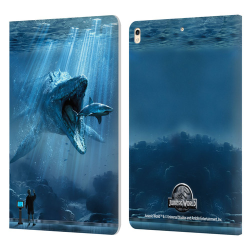 Jurassic World Key Art Mosasaurus Leather Book Wallet Case Cover For Apple iPad Pro 10.5 (2017)