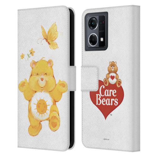 Care Bears Classic Funshine Leather Book Wallet Case Cover For OPPO Reno8 4G