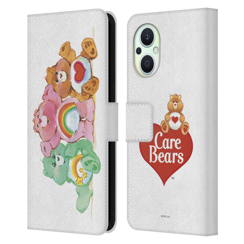 Care Bears Classic Group Leather Book Wallet Case Cover For OPPO Reno8 Lite
