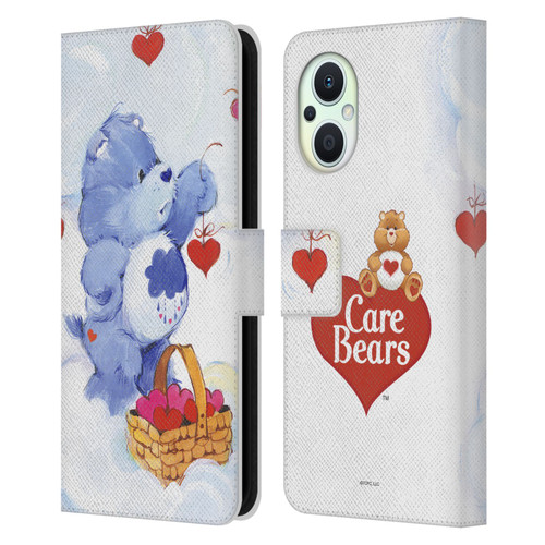 Care Bears Classic Grumpy Leather Book Wallet Case Cover For OPPO Reno8 Lite
