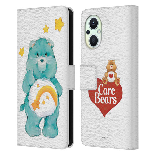 Care Bears Classic Wish Leather Book Wallet Case Cover For OPPO Reno8 Lite
