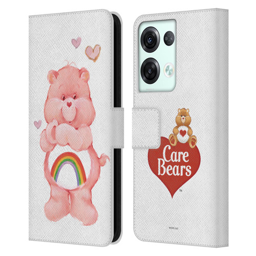 Care Bears Classic Cheer Leather Book Wallet Case Cover For OPPO Reno8 Pro