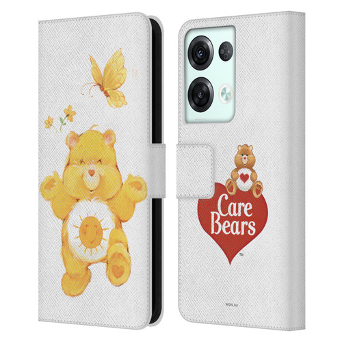 Care Bears Classic Funshine Leather Book Wallet Case Cover For OPPO Reno8 Pro