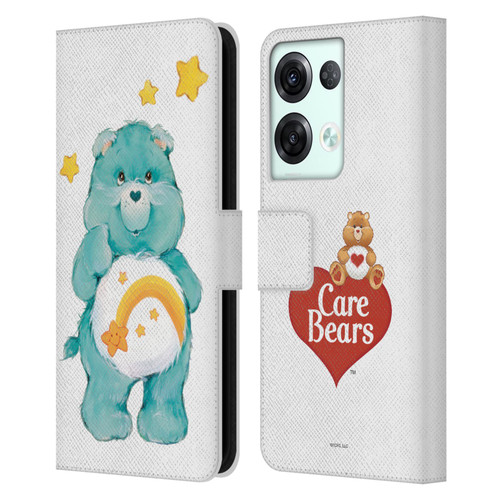 Care Bears Classic Wish Leather Book Wallet Case Cover For OPPO Reno8 Pro