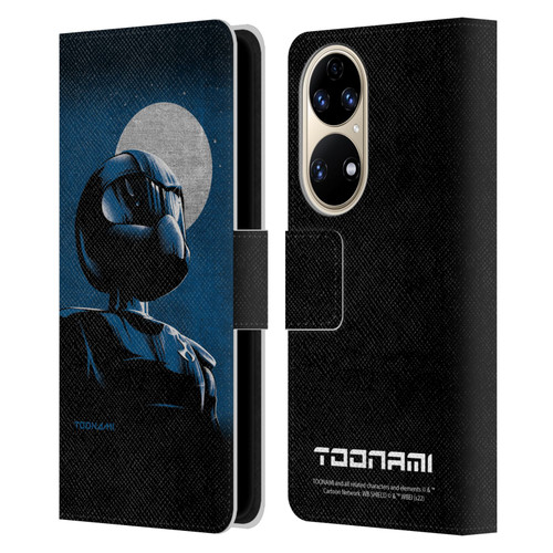 Toonami Graphics Character Art Leather Book Wallet Case Cover For Huawei P50