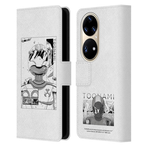 Toonami Graphics Comic Leather Book Wallet Case Cover For Huawei P50 Pro