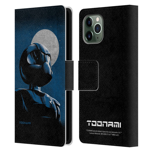 Toonami Graphics Character Art Leather Book Wallet Case Cover For Apple iPhone 11 Pro