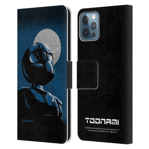 Toonami Graphics Character Art Leather Book Wallet Case Cover For Apple iPhone 12 / iPhone 12 Pro