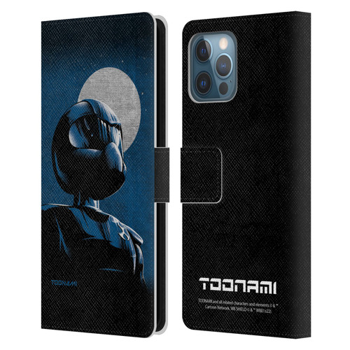 Toonami Graphics Character Art Leather Book Wallet Case Cover For Apple iPhone 12 Pro Max