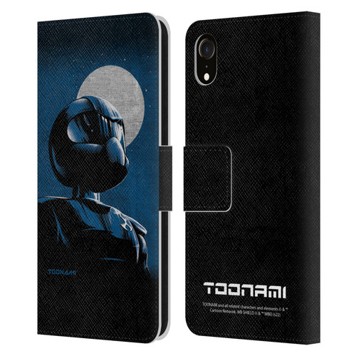 Toonami Graphics Character Art Leather Book Wallet Case Cover For Apple iPhone XR
