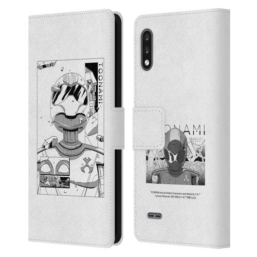 Toonami Graphics Comic Leather Book Wallet Case Cover For LG K22