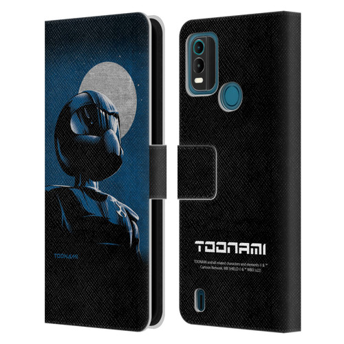 Toonami Graphics Character Art Leather Book Wallet Case Cover For Nokia G11 Plus