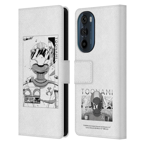 Toonami Graphics Comic Leather Book Wallet Case Cover For Motorola Edge 30