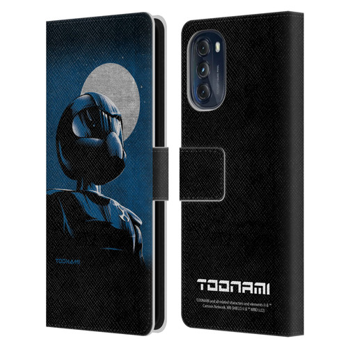Toonami Graphics Character Art Leather Book Wallet Case Cover For Motorola Moto G (2022)