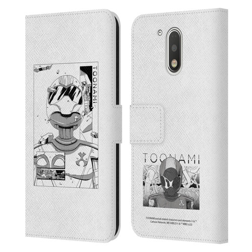 Toonami Graphics Comic Leather Book Wallet Case Cover For Motorola Moto G41