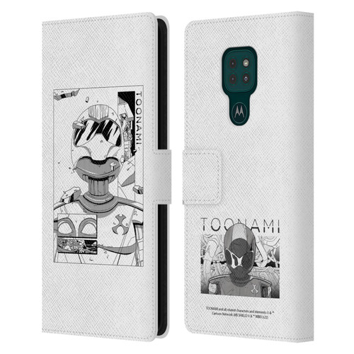 Toonami Graphics Comic Leather Book Wallet Case Cover For Motorola Moto G9 Play