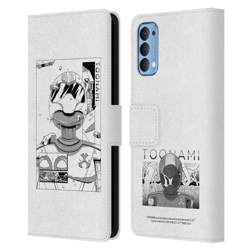 Toonami Graphics Comic Leather Book Wallet Case Cover For OPPO Reno 4 5G